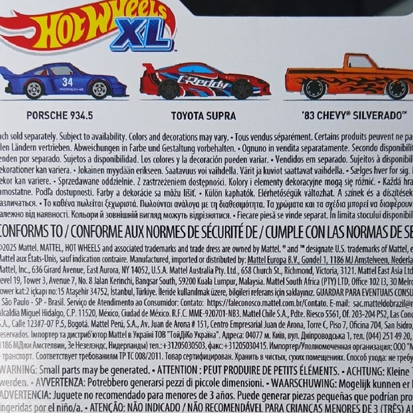 Porsche 934.5 Blue XL Hot Wheels Car 1/43 'Scale - Picture 5 of 5